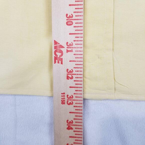 Ben Silver Shirt Mens 17-36 Button Down Long Sleeve Made USA Pocket Dress Shirt - Picture 8 of 9